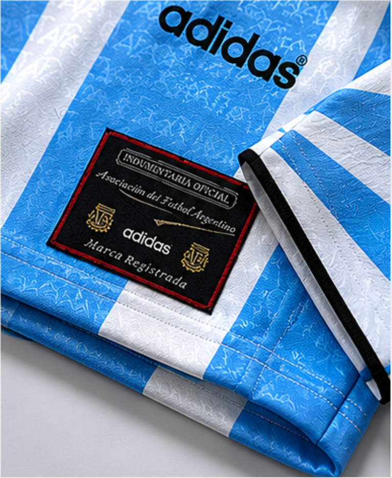 Argentina 1994 Home Jersey – Retro Adidas AFA Polo Shirt