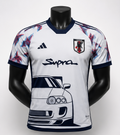 Japan Supra Edition Performance Football Home Jersey – White/Navy