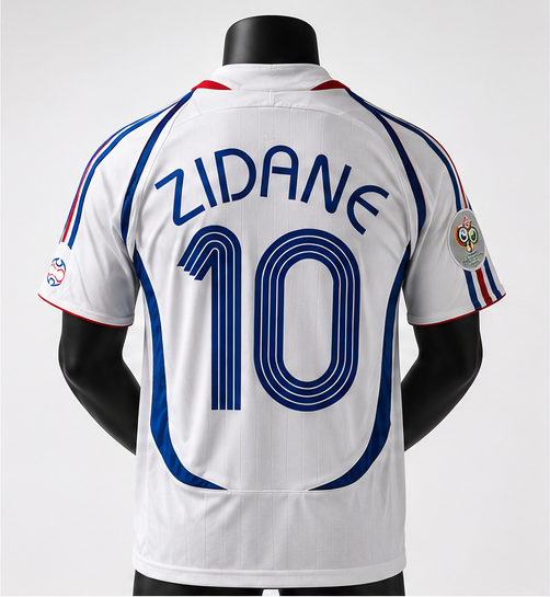 France 2006 World Cup Final Zidane #10 Home Jersey