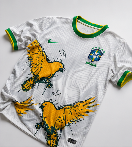 Brazil White Eagle Special Edition Football Away Jersey