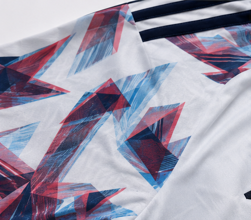Japan Supra Edition Performance Football Home Jersey – White/Navy