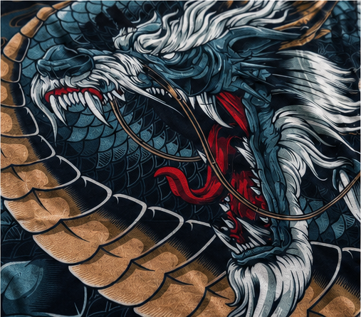 Japan Dragon Ocean Special Edition Football Away Jersey