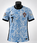 Portugal Ronaldo #7 Blue Mosaic Special Edition Football Away Jersey